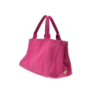 Prada Pink Canapa Tote Canvas Bag